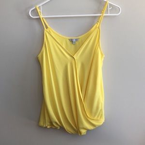 Naked Zebra Spaghetti Strap V-Neck Wrap Blouse Cami Tank Too